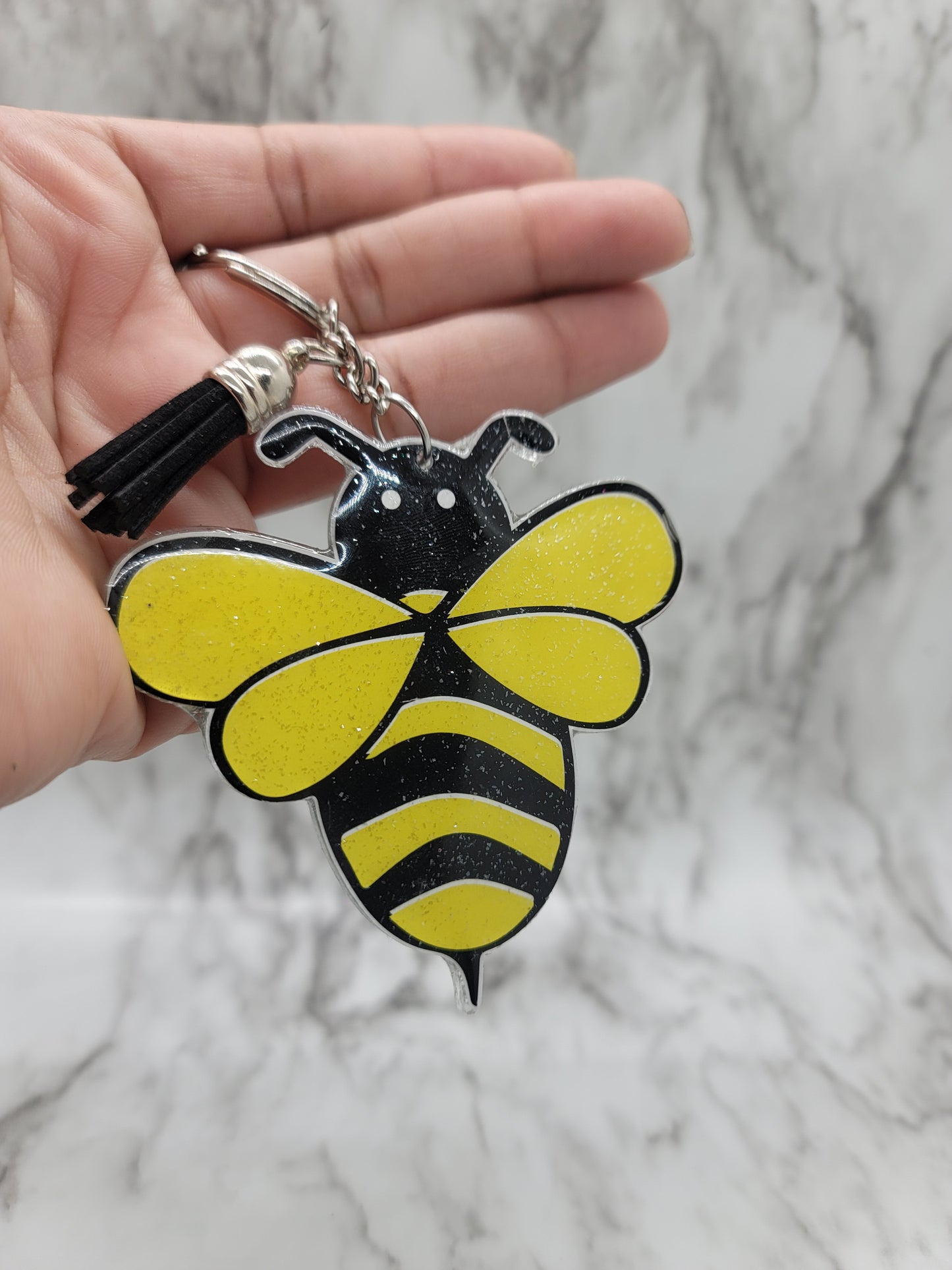 Bumble Bee - Acrylic Keychain - 3 Inch Keychain