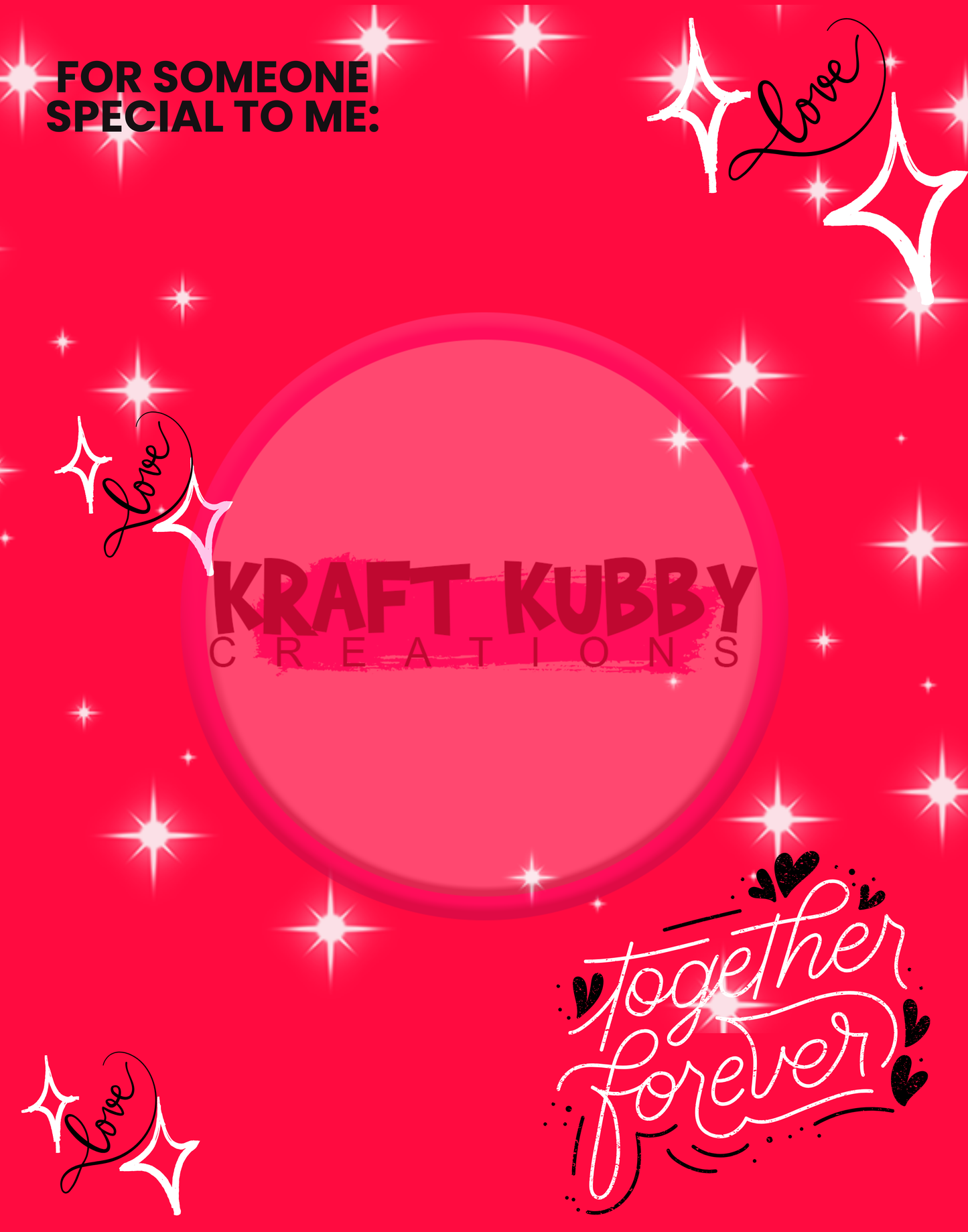 Jumbo Valentine Card Treat Templates - Digital - 11x14 inch