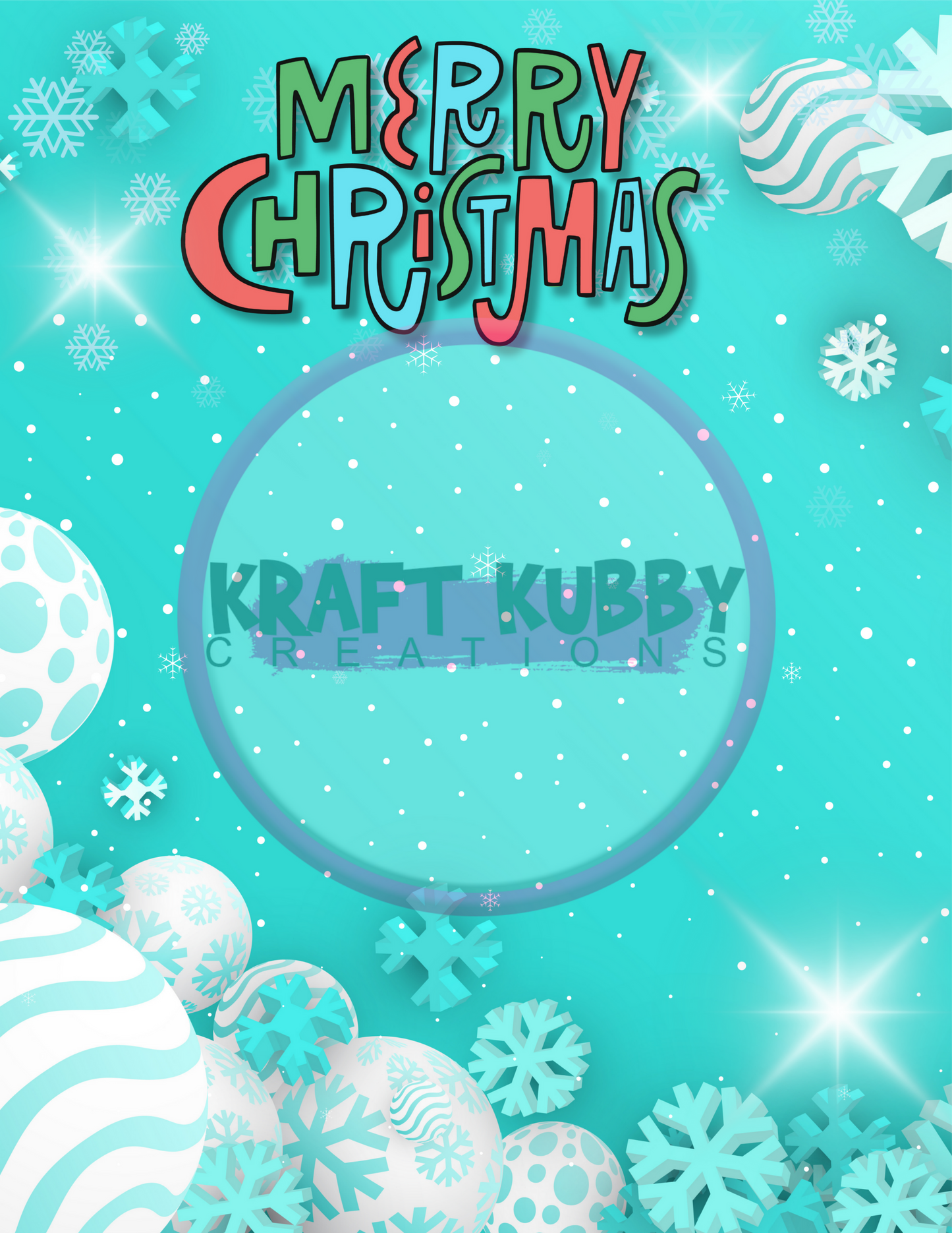 Jumbo Christmas Card Treat Templates - Digital - 8.5x11 inch