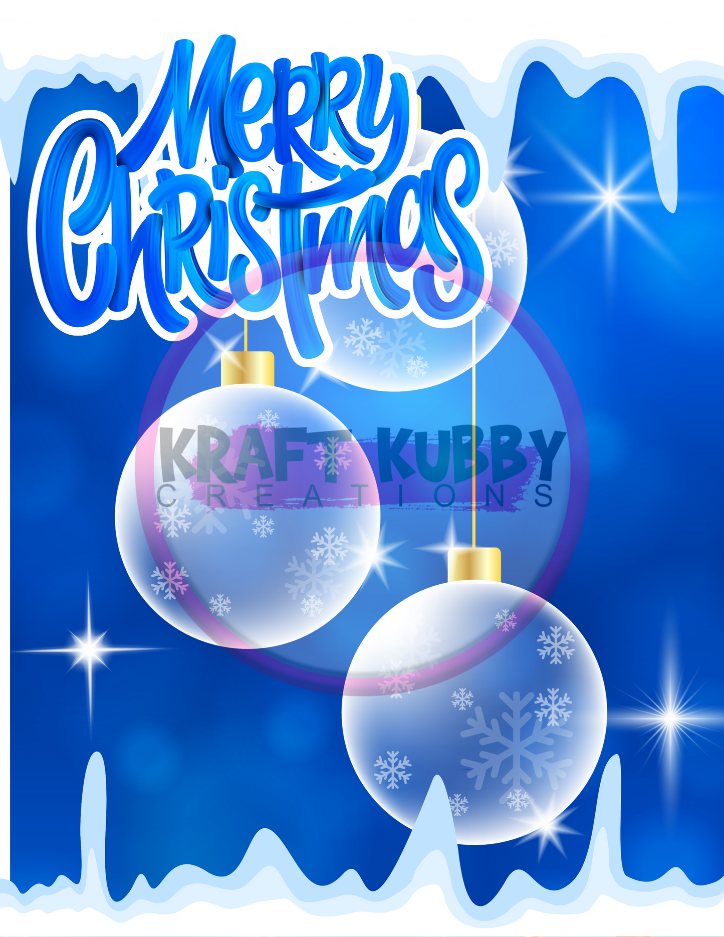 Jumbo Christmas Card Treat Templates - Digital - 8.5x11 inch