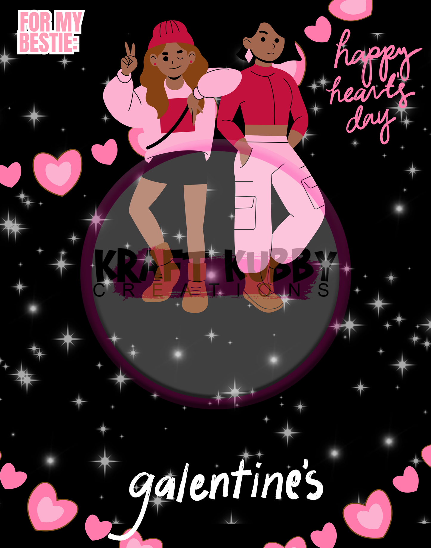 Jumbo Valentine Card Treat Templates - Digital - 11x14 inch