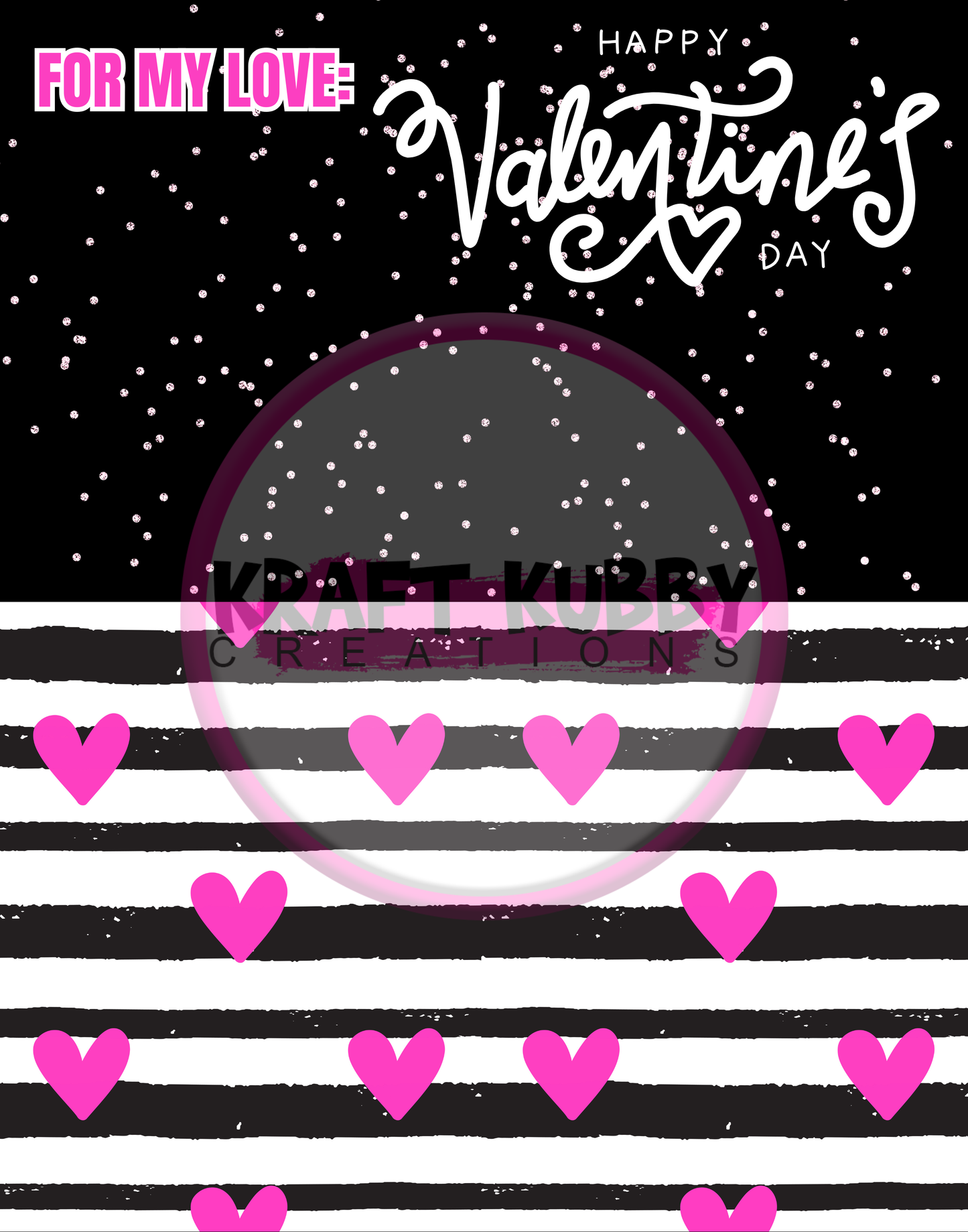 Jumbo Valentine Card Treat Templates - Digital - 11x14 inch
