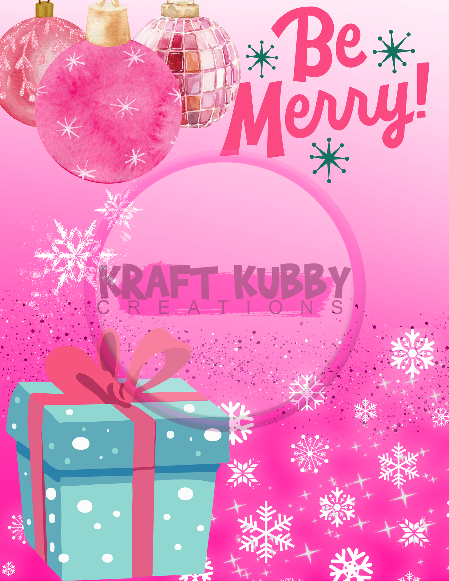 Jumbo Christmas Card Treat Templates - Digital - 8.5x11 inch