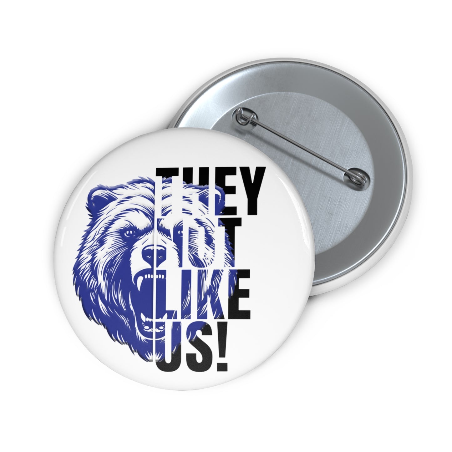 Custom Pin Buttons - Carver They Not Like Us!