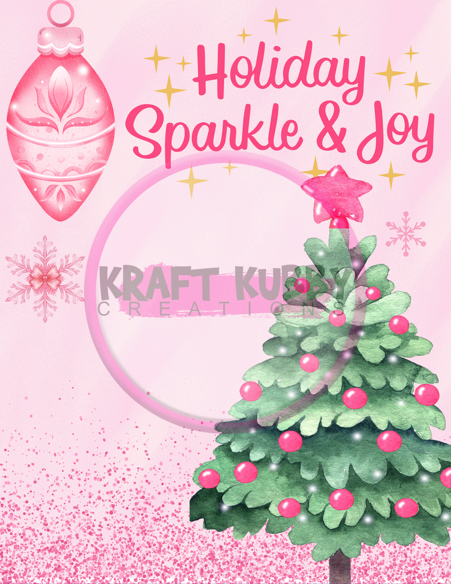 Jumbo Christmas Card Treat Templates - Digital - 8.5x11 inch