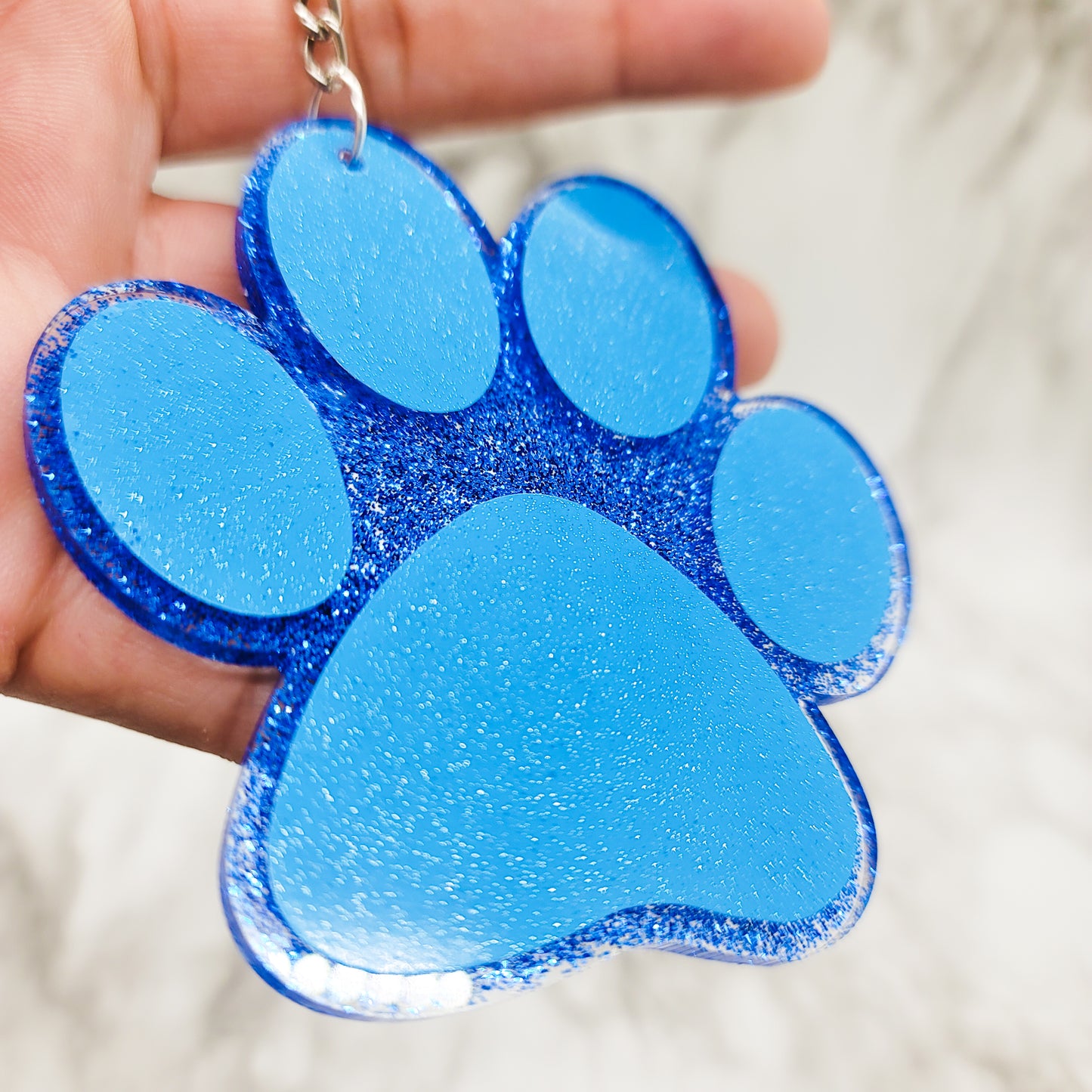 Paw - Acrylic Keychain - 3 Inch Keychain