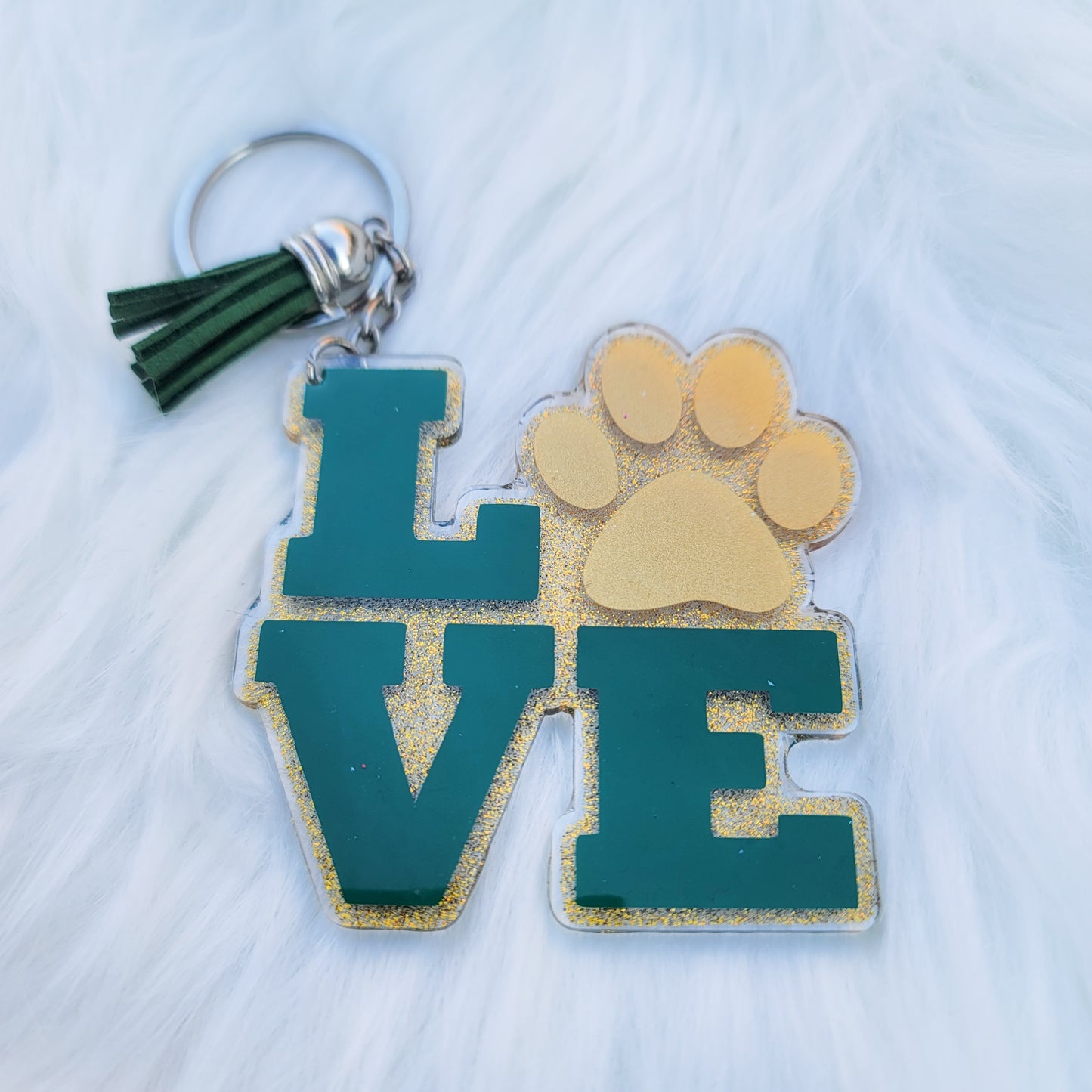 Love Paw - Acrylic Keychain - 3 Inch Keychain