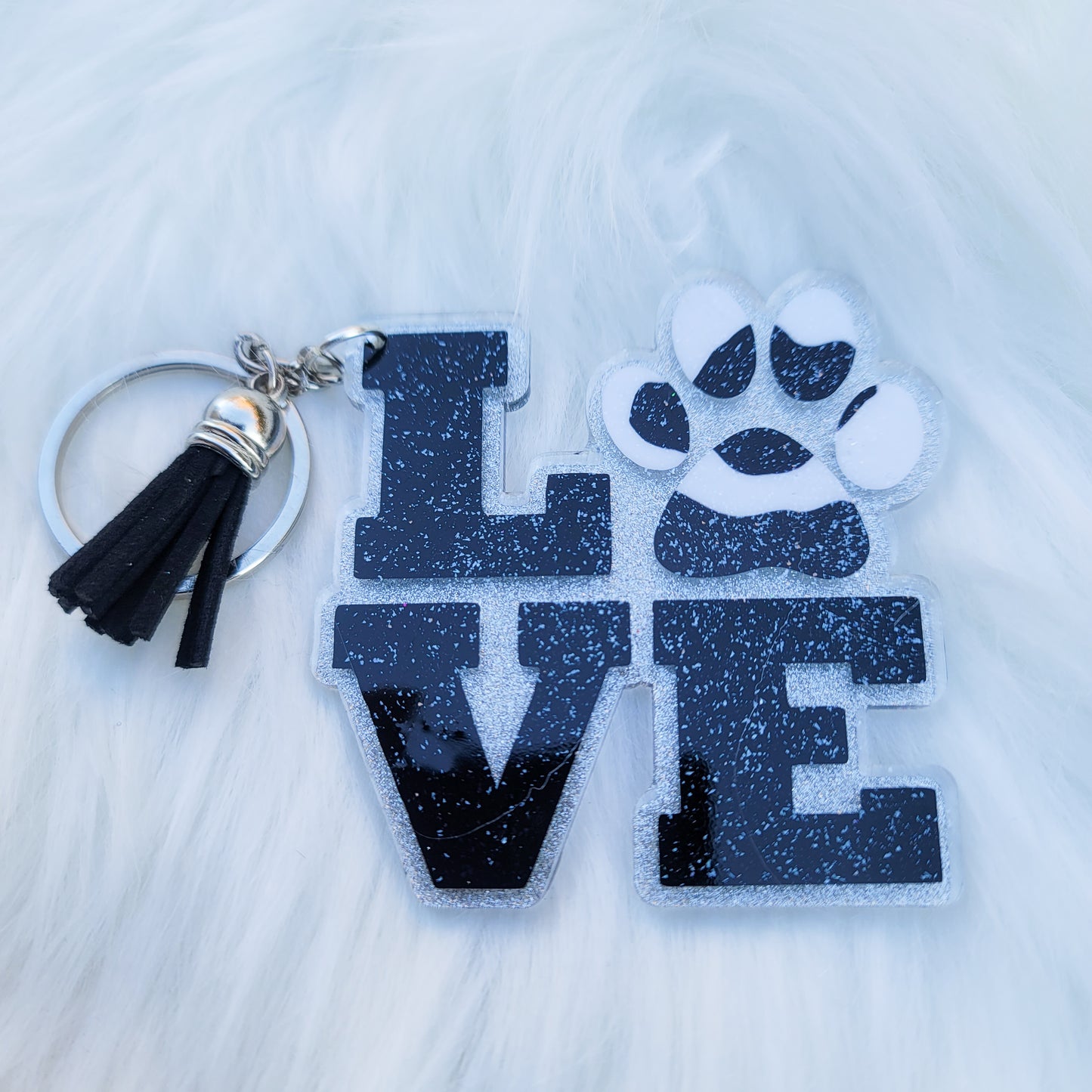 Love Paw - Acrylic Keychain - 3 Inch Keychain