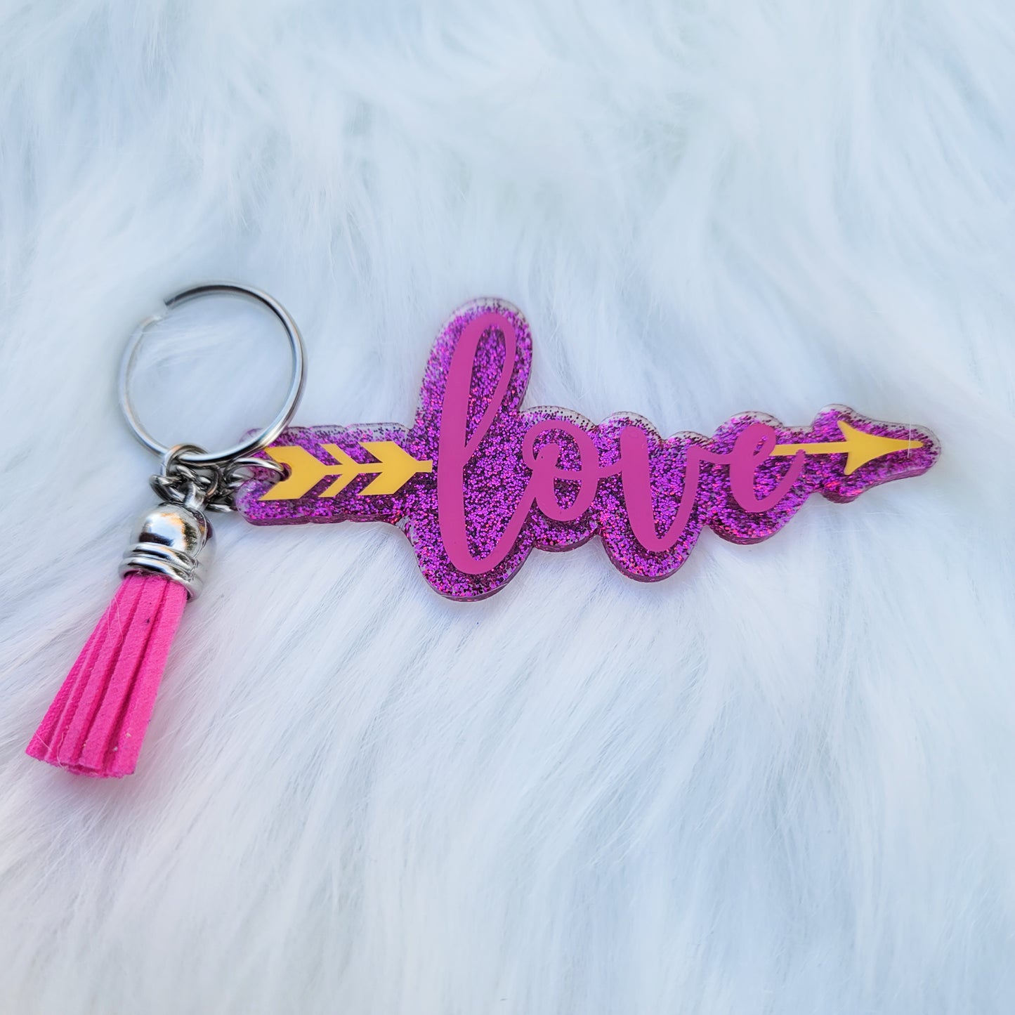 Love - Acrylic Keychain - 3 Inch Keychain