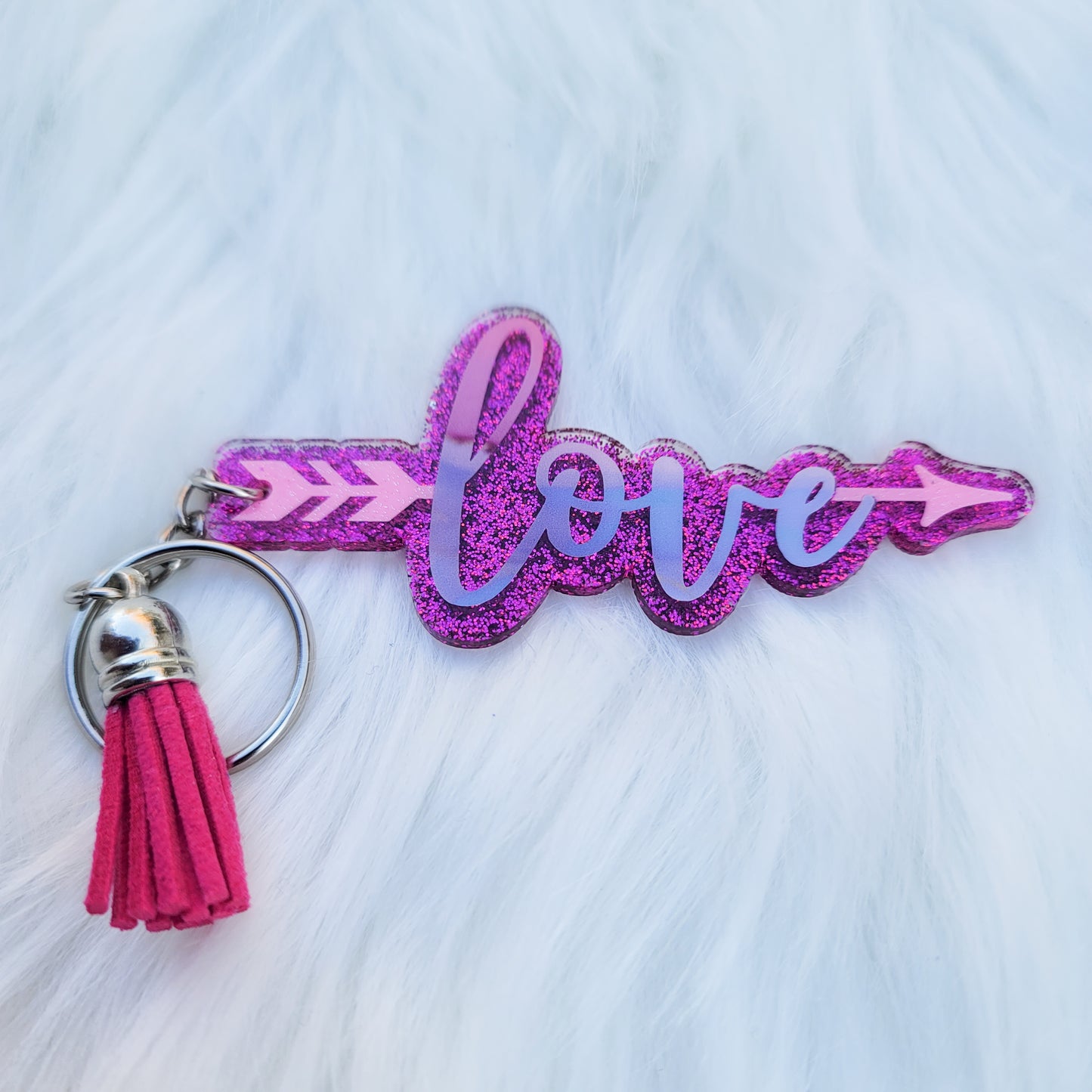 Love - Acrylic Keychain - 3 Inch Keychain