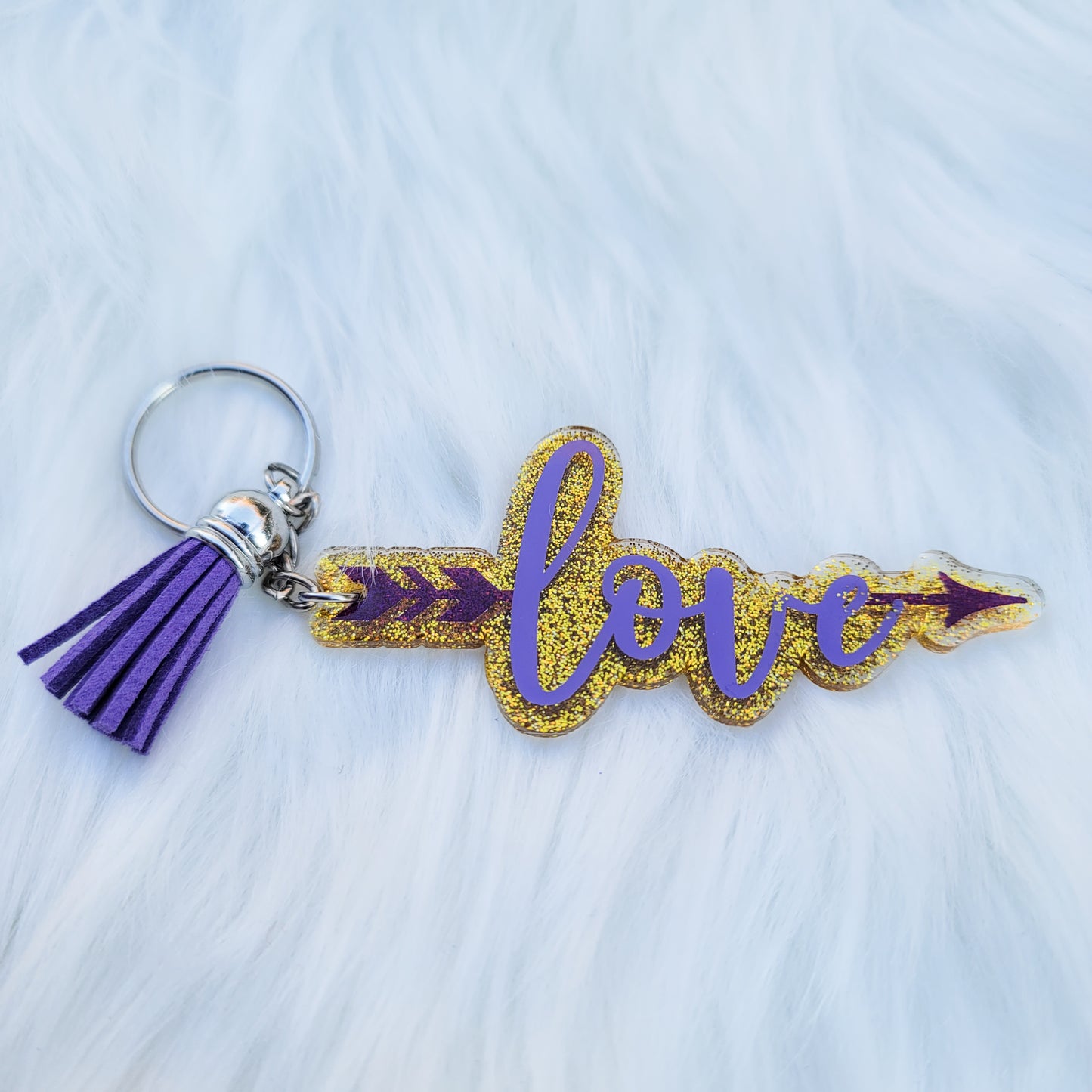 Love - Acrylic Keychain - 3 Inch Keychain