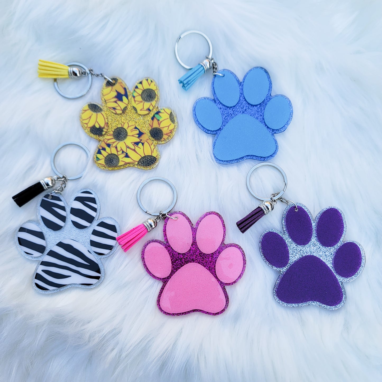 Paw - Acrylic Keychain - 3 Inch Keychain