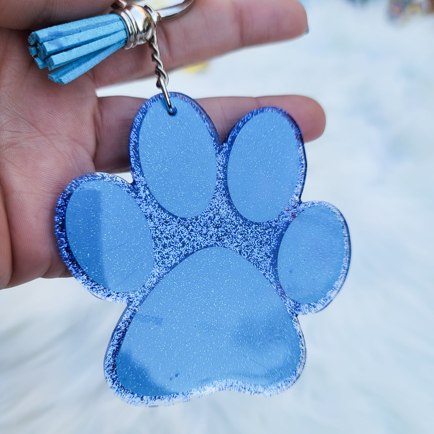 Paw - Acrylic Keychain - 3 Inch Keychain