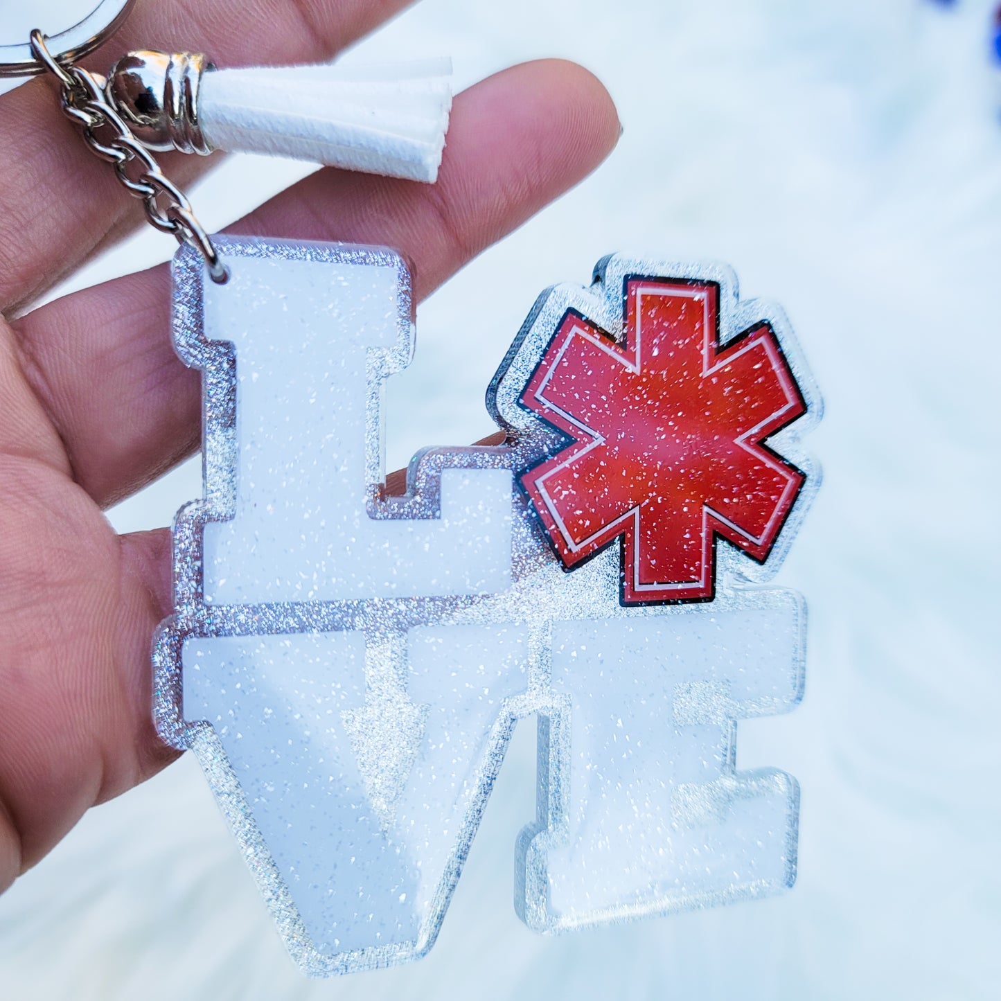 Love Star of Life (Paramedics)- Acrylic Keychain - 3 Inch Keychain