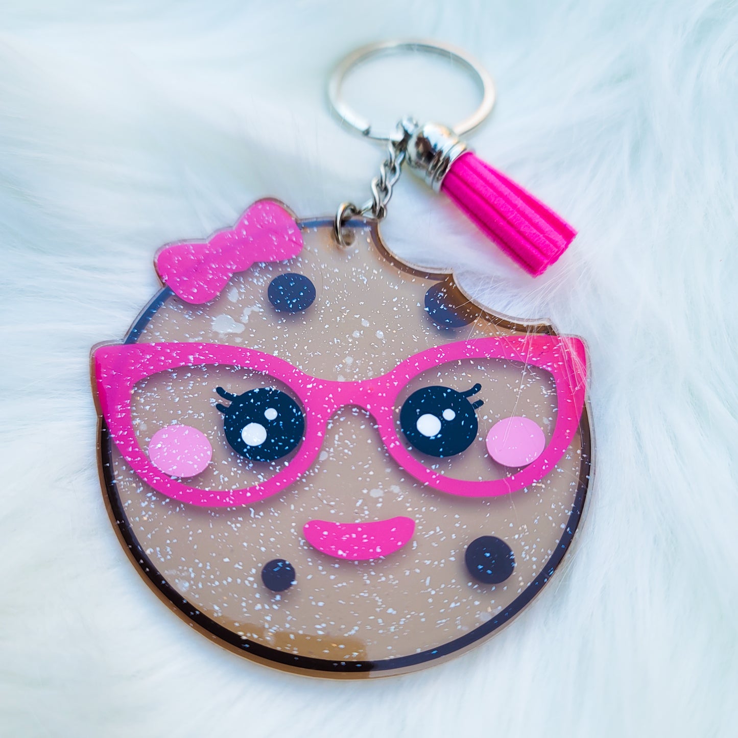 Cookie Girl - Acrylic Keychain - 3 Inch Keychain