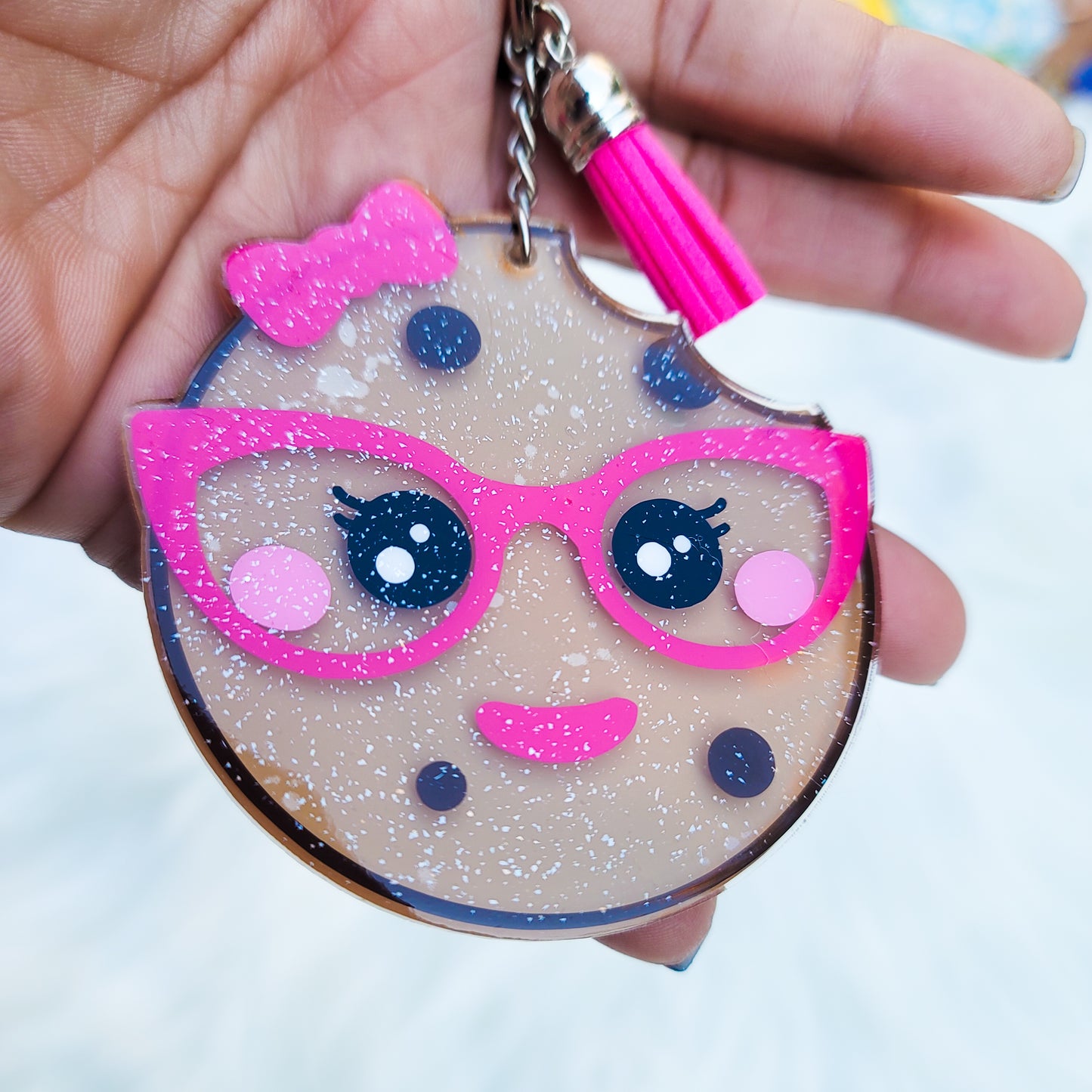 Cookie Girl - Acrylic Keychain - 3 Inch Keychain