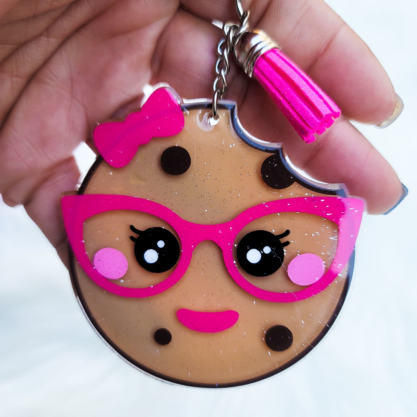 Cookie Girl - Acrylic Keychain - 3 Inch Keychain