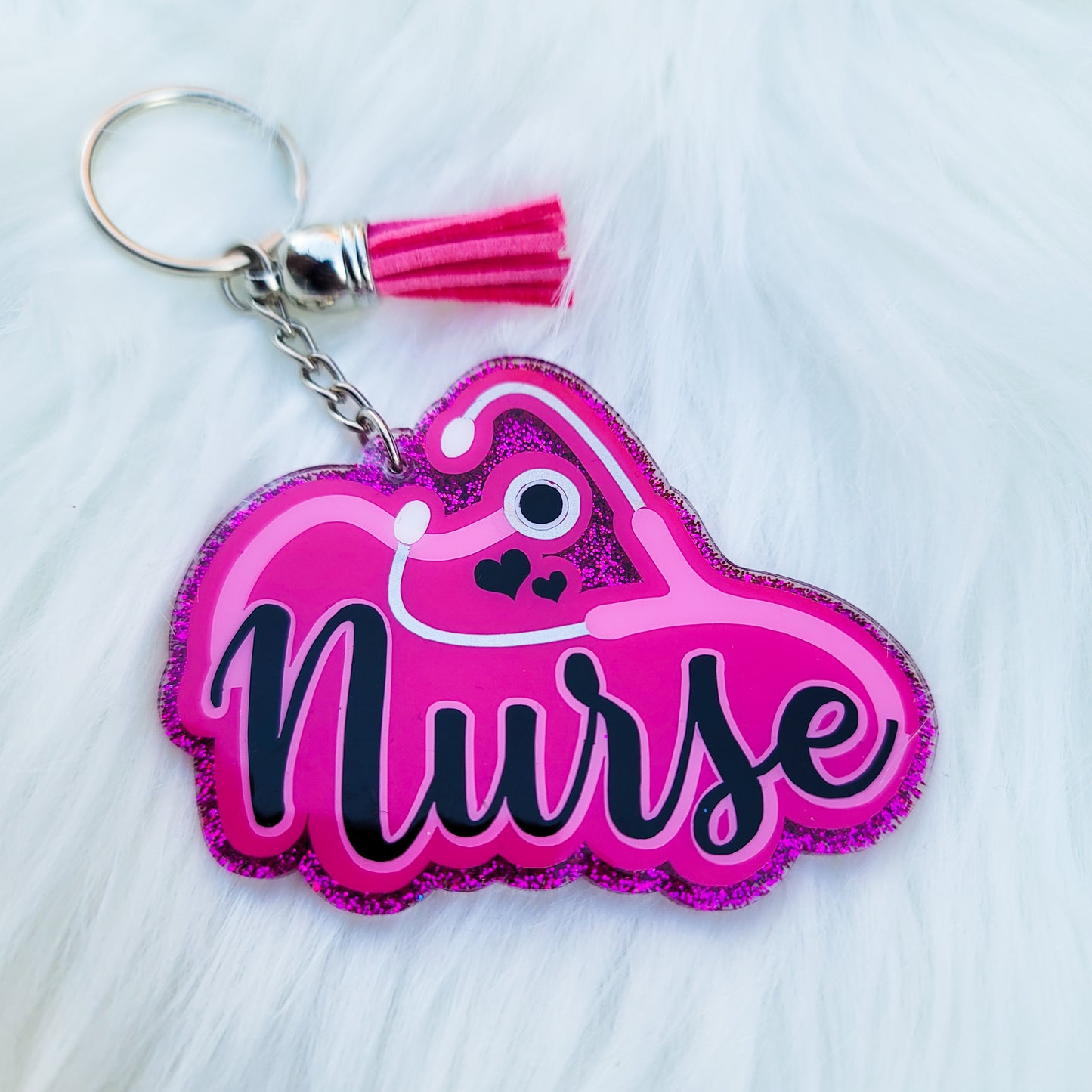 Nurse - Acrylic Keychain - 3 Inch Keychain