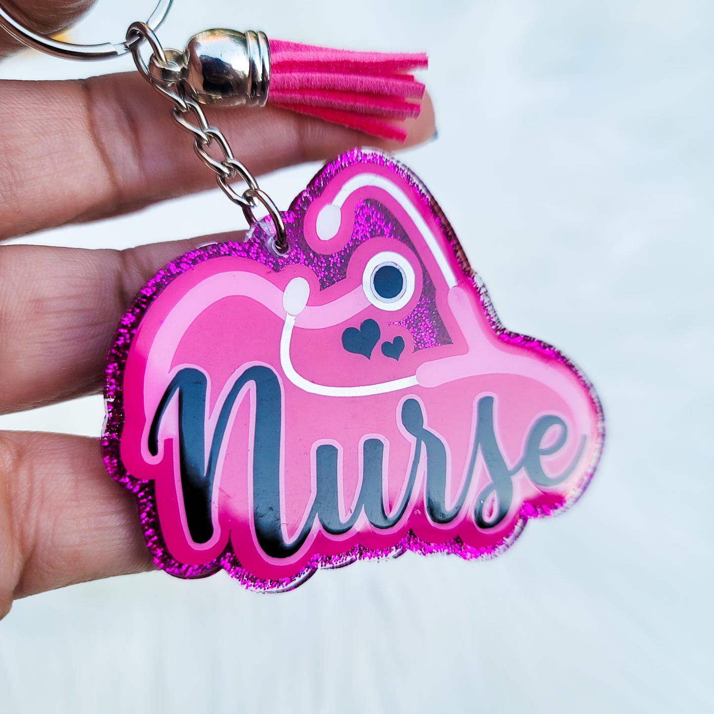 Nurse - Acrylic Keychain - 3 Inch Keychain