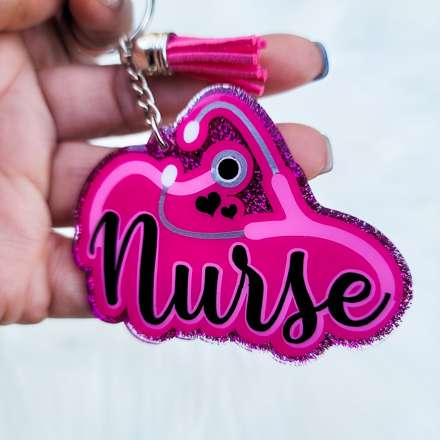 Nurse - Acrylic Keychain - 3 Inch Keychain