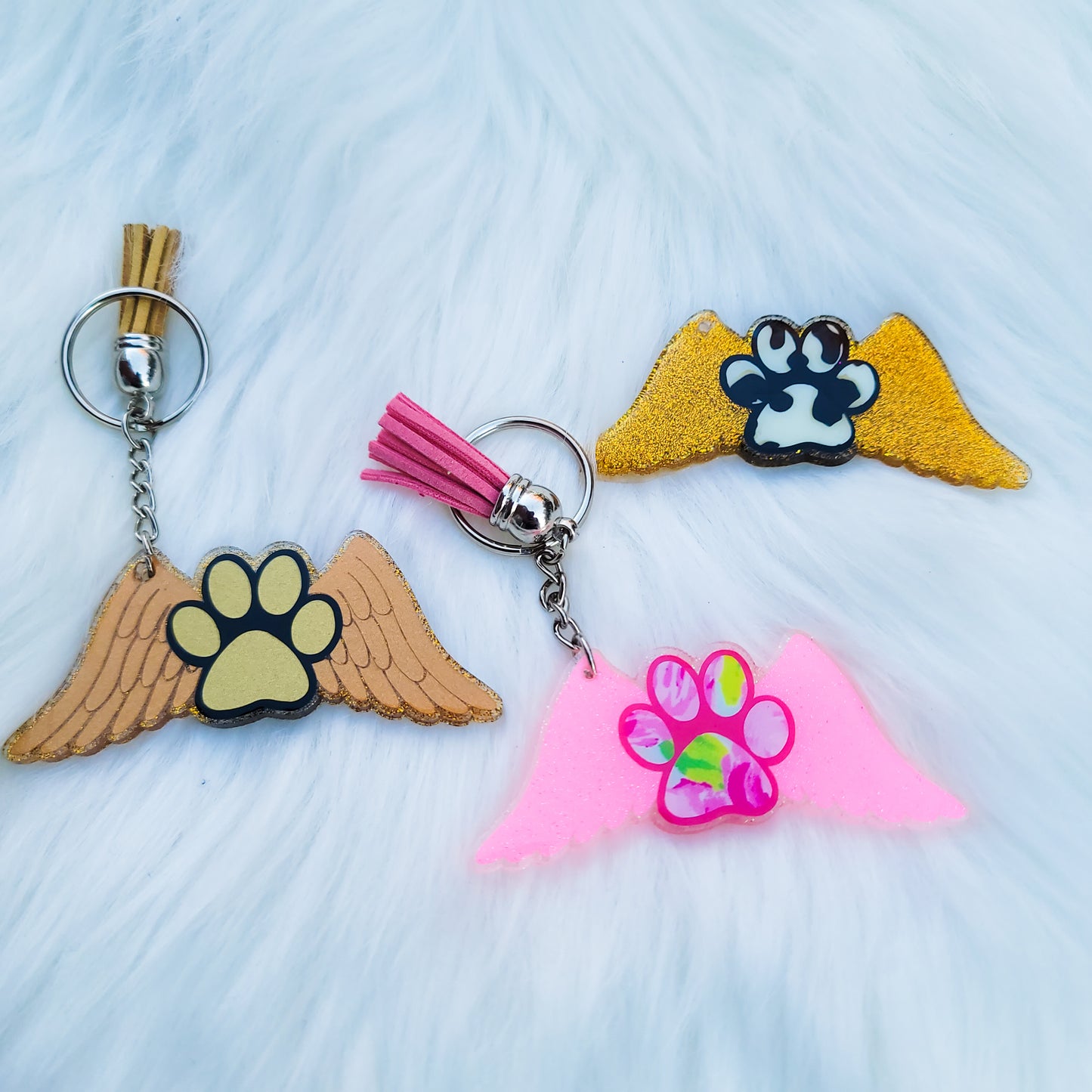 Pet Wings - Acrylic Keychain - 3 Inch Keychain