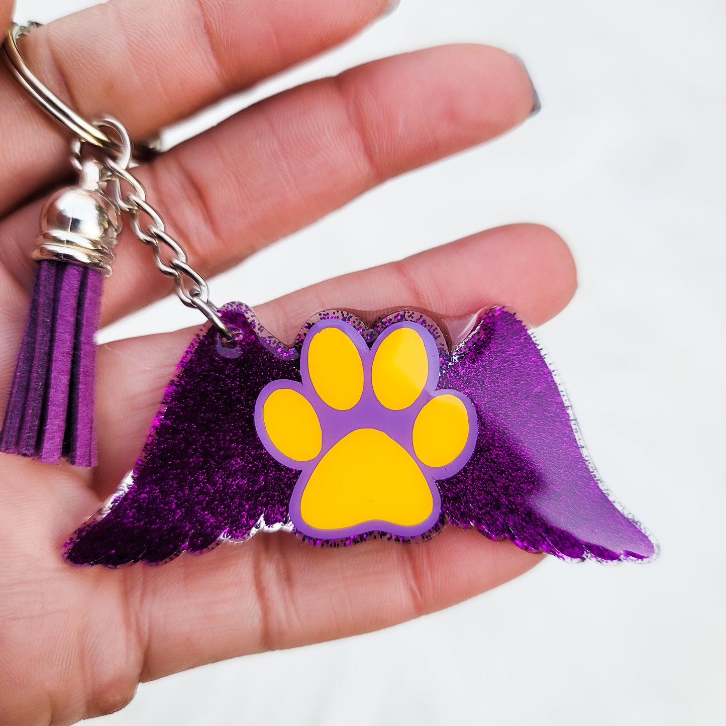 Pet Wings - Acrylic Keychain - 3 Inch Keychain