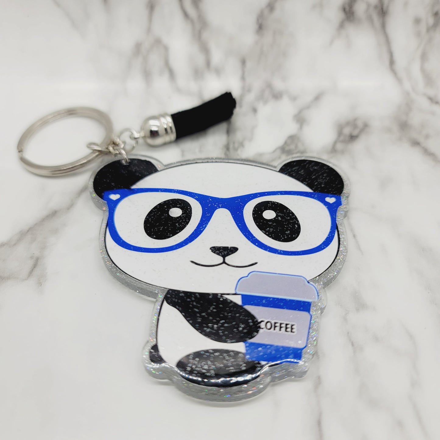 Smart Panda - Acrylic Keychain - 3 Inch Keychain