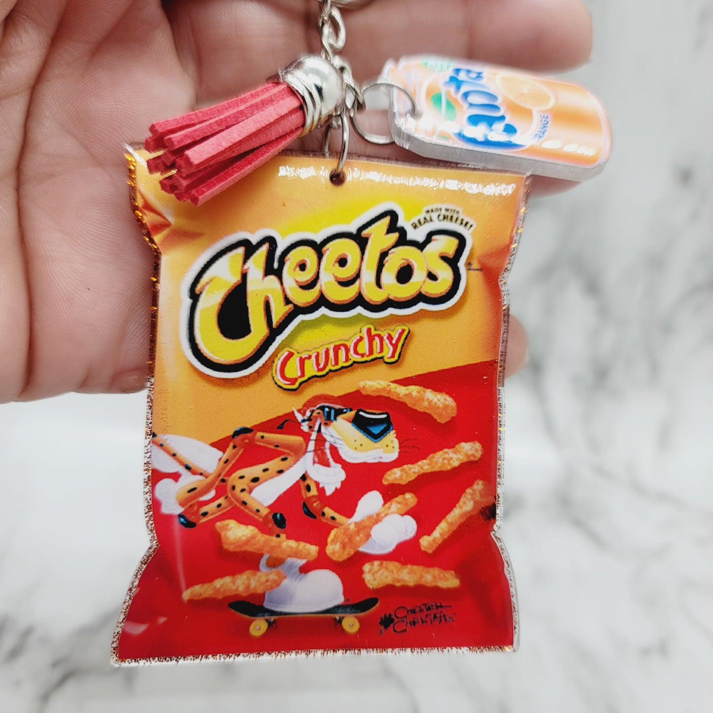 Chips - Acrylic Keychain - 3 Inch Keychain