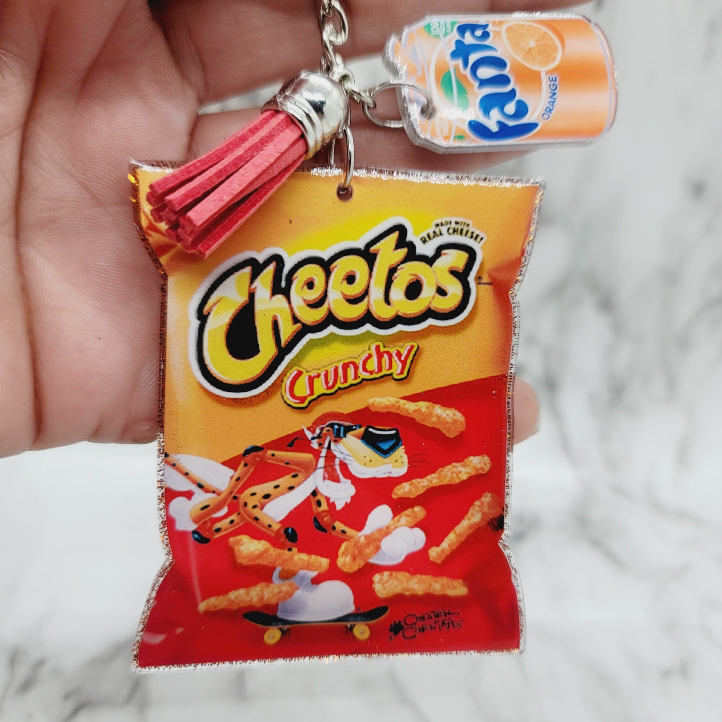 Chips - Acrylic Keychain - 3 Inch Keychain