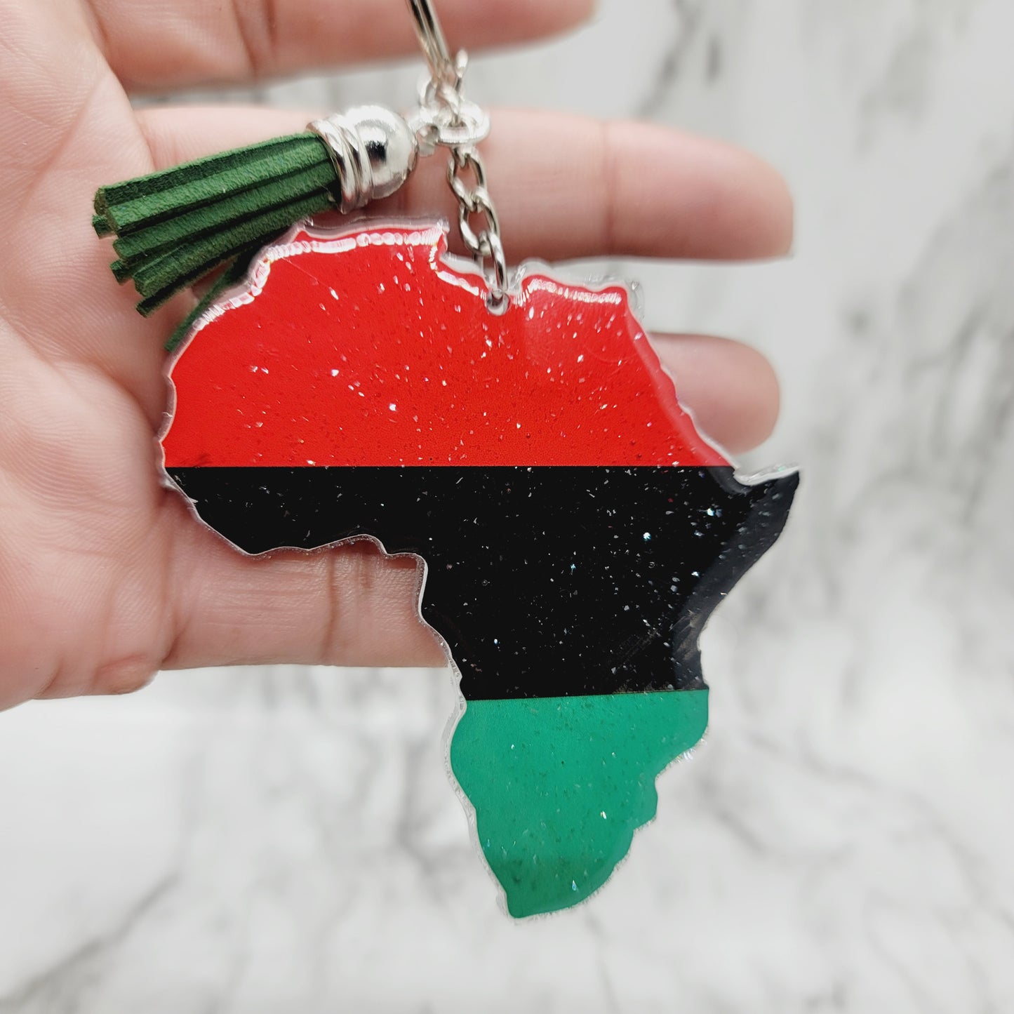 Africa - Acrylic Keychain - 3 Inch Keychain