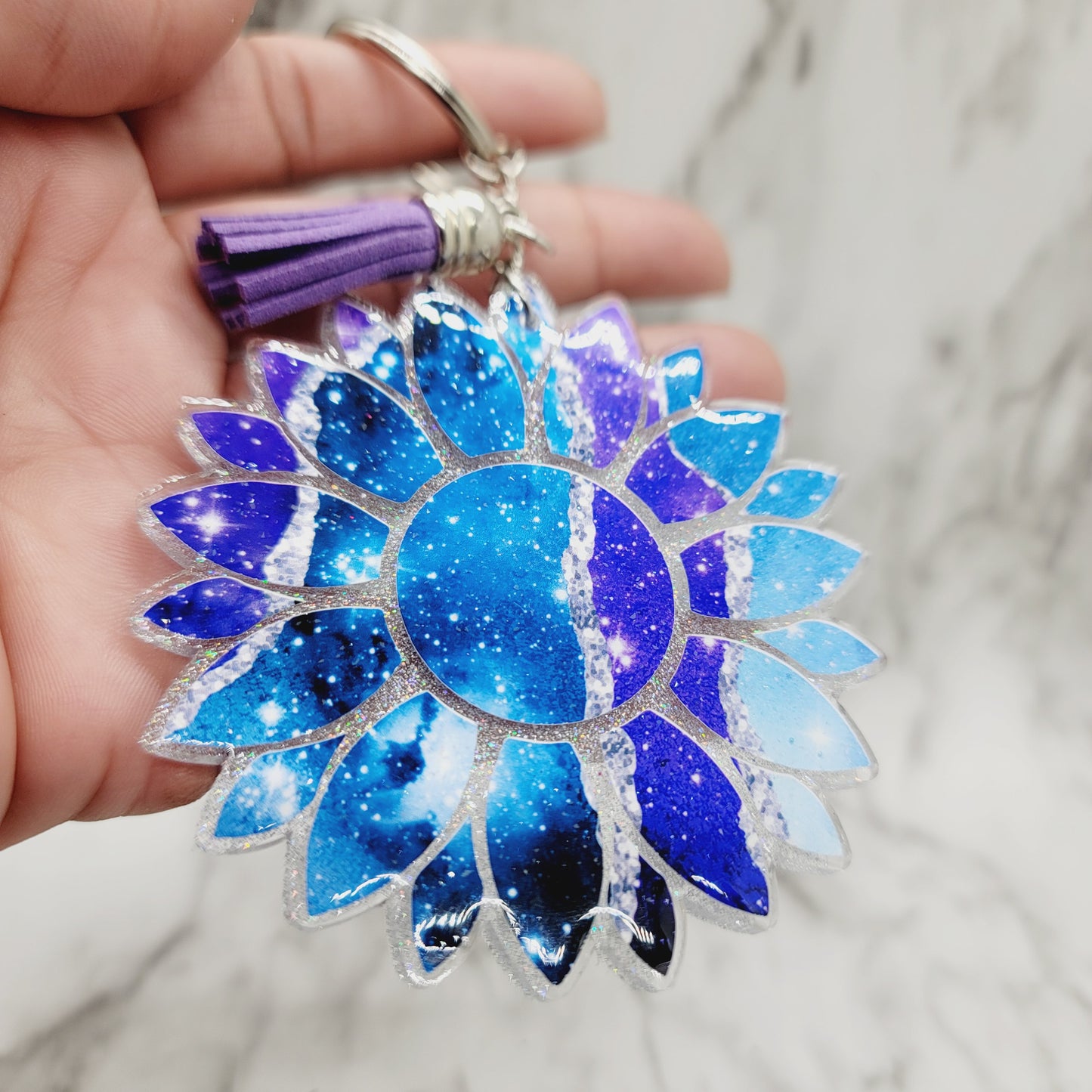 Sunflower - Acrylic Keychain - 3 Inch Keychain