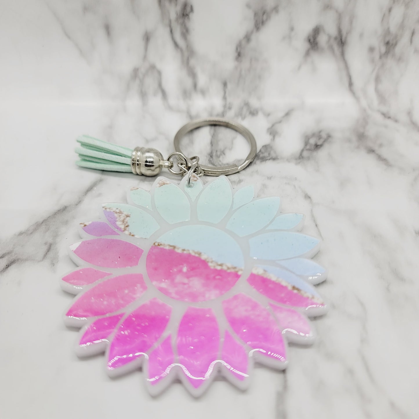 Sunflower - Acrylic Keychain - 3 Inch Keychain