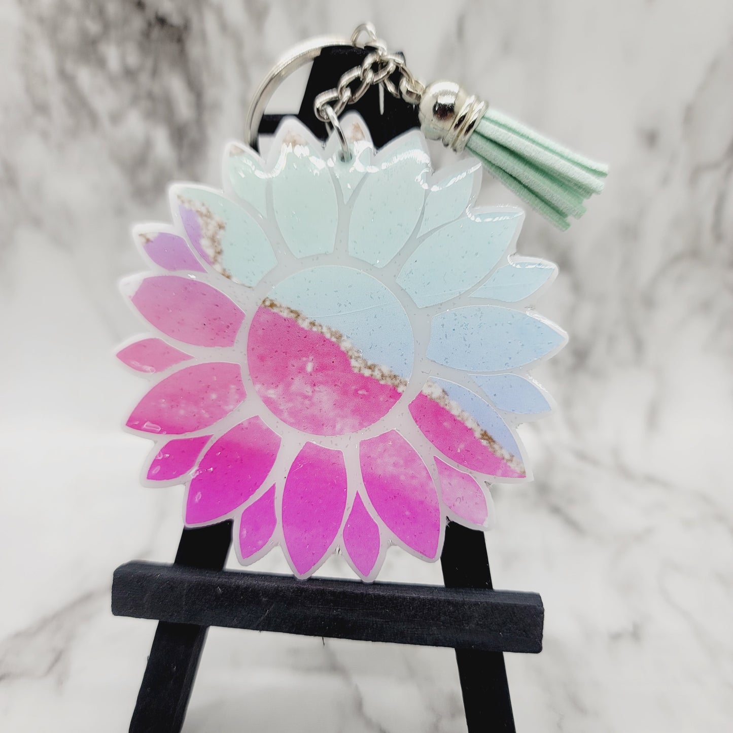Sunflower - Acrylic Keychain - 3 Inch Keychain