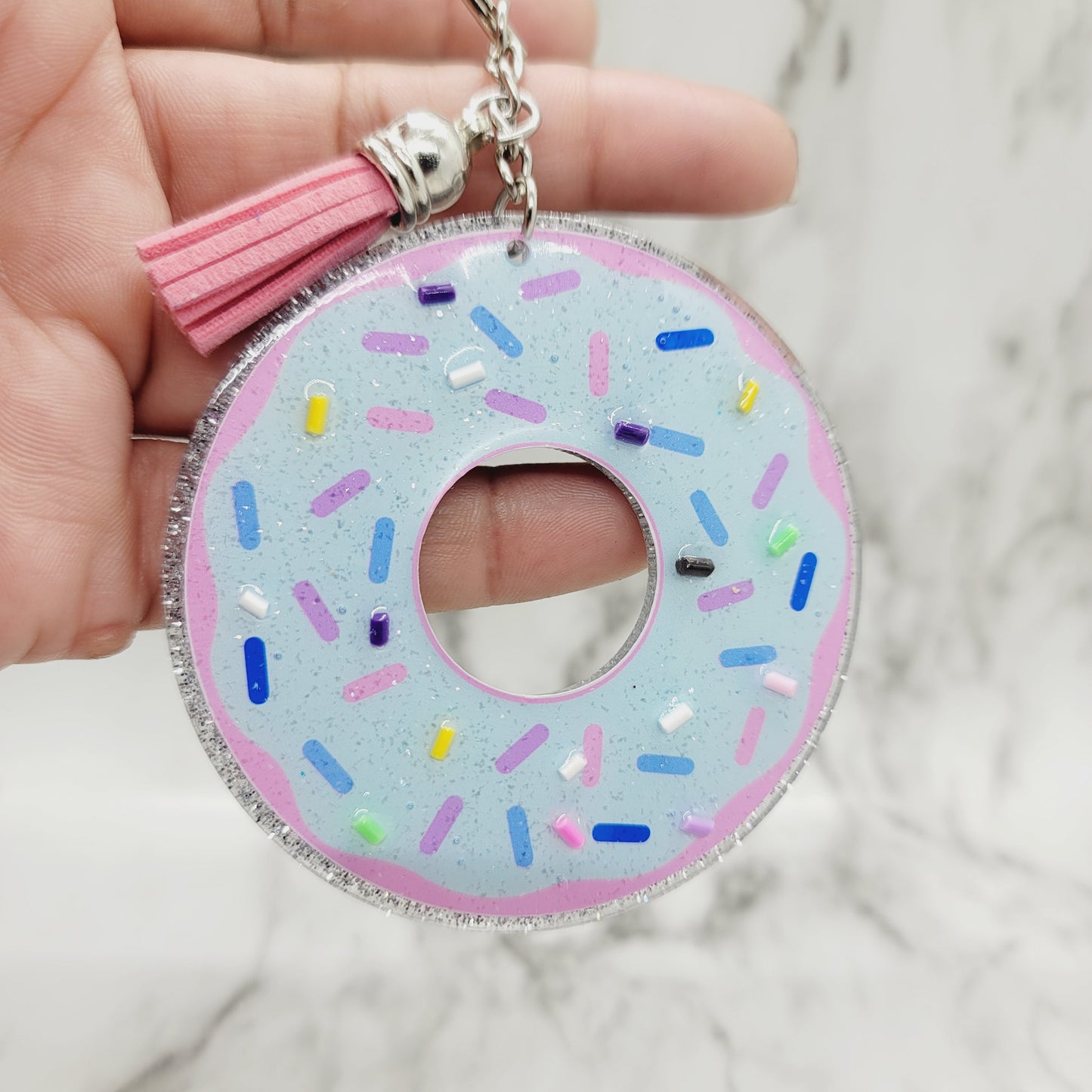 Donut - Acrylic Keychain - 3 Inch Keychain