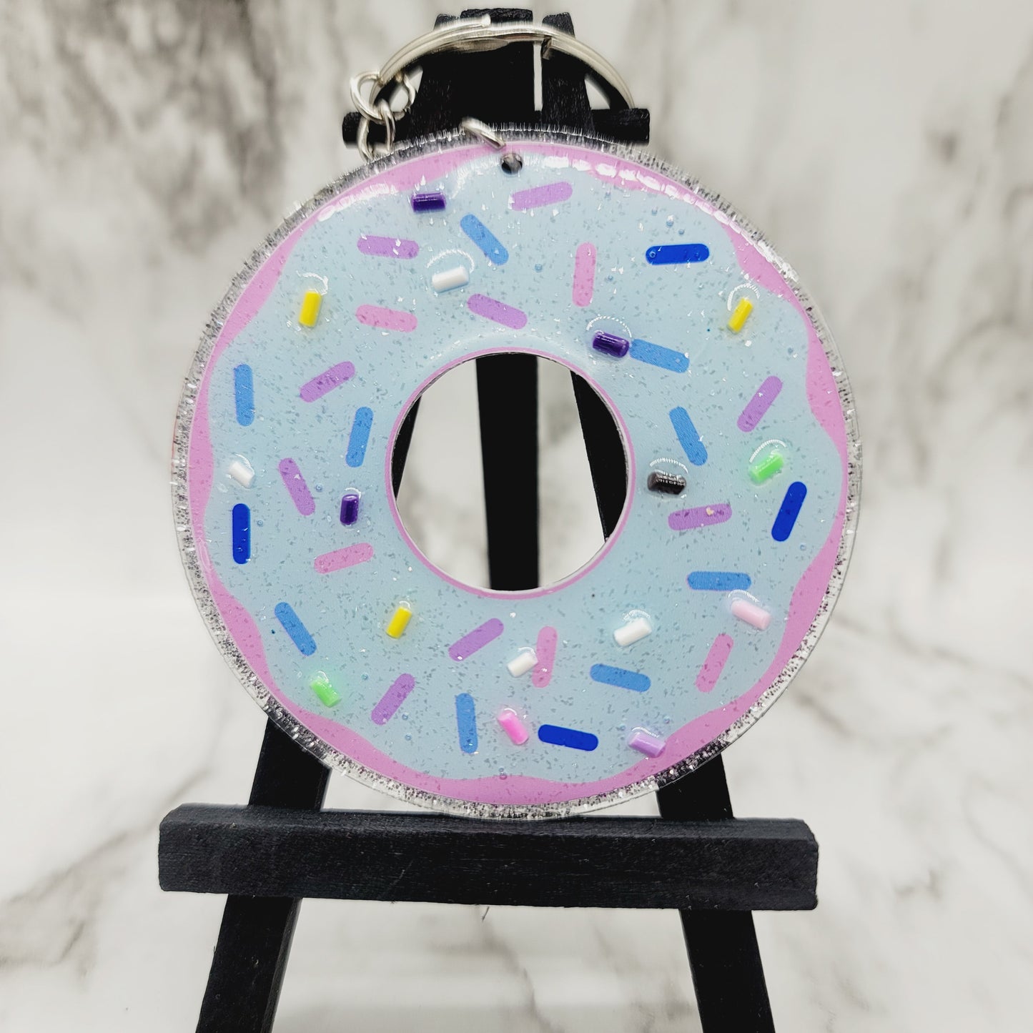 Donut - Acrylic Keychain - 3 Inch Keychain