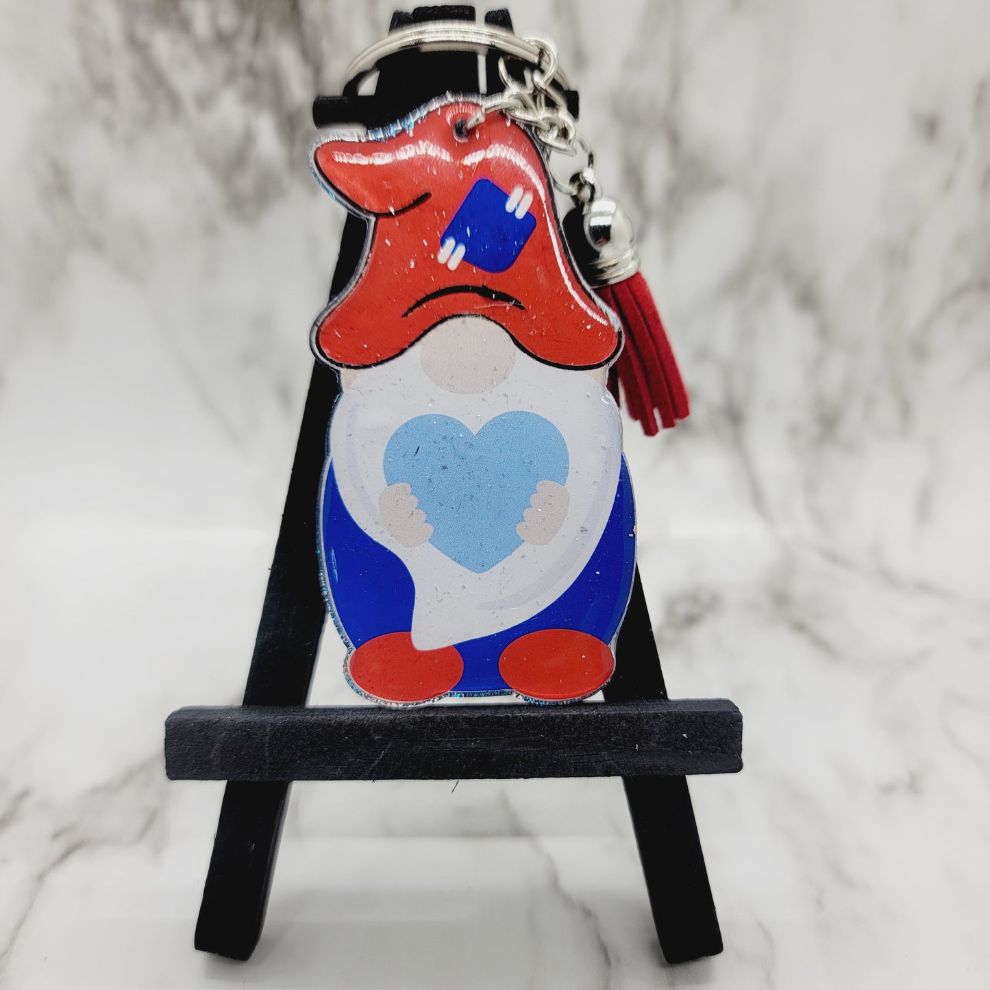 Blue Gnome... - Acrylic Keychain - 3 Inch Keychain