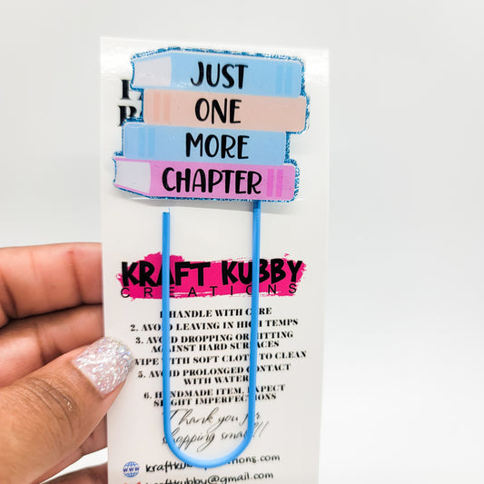 Bookmark | Jumbo 4" Paperclip | Just One More Chapter