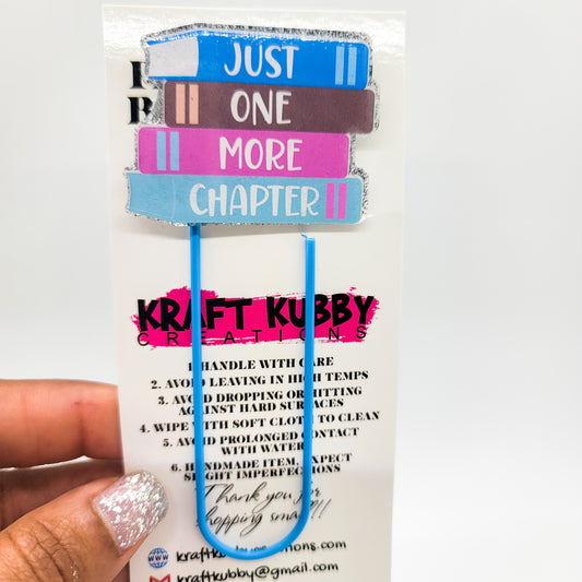 Bookmark | Jumbo 4" Paperclip | Just One More Chapter