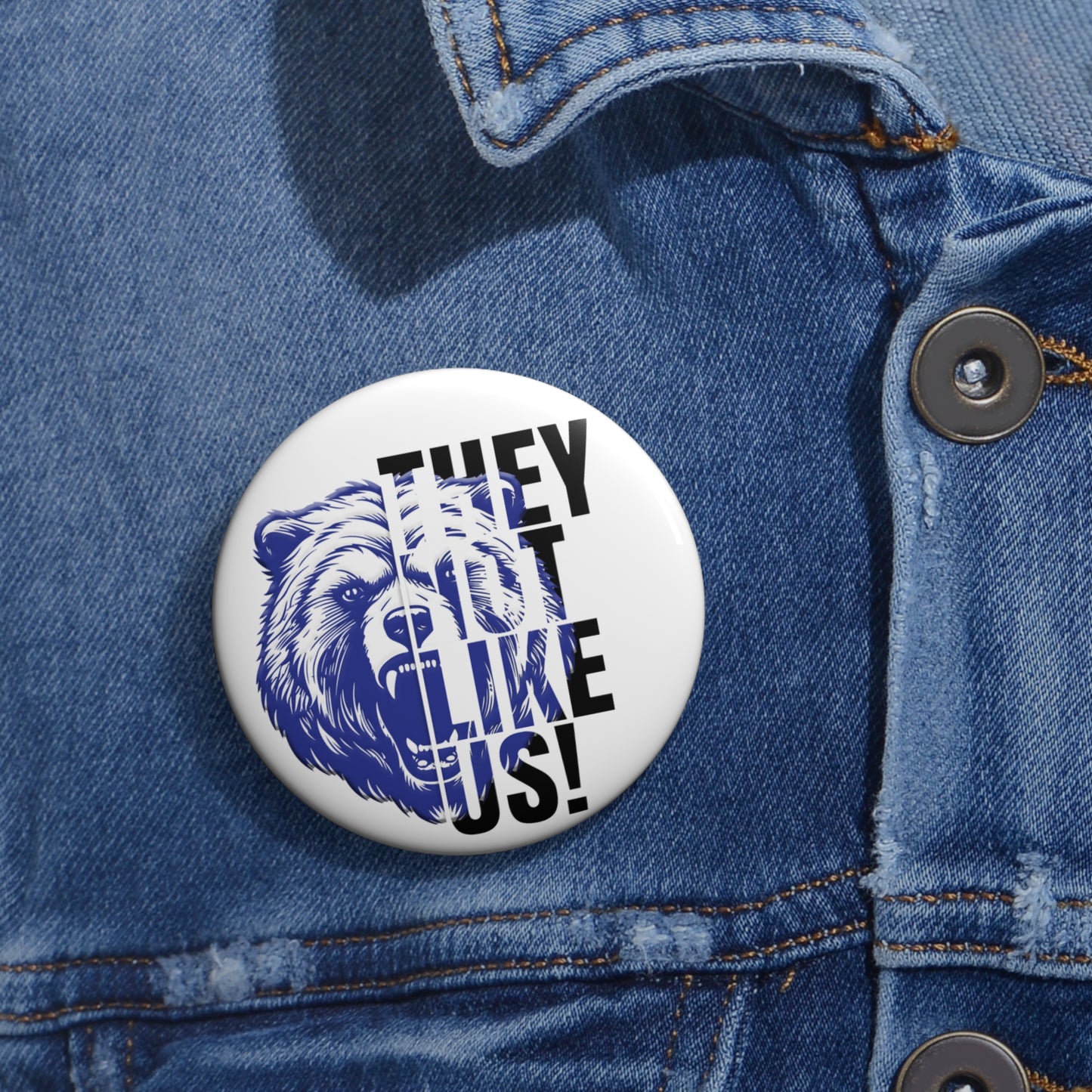 Custom Pin Buttons - Carver They Not Like Us!