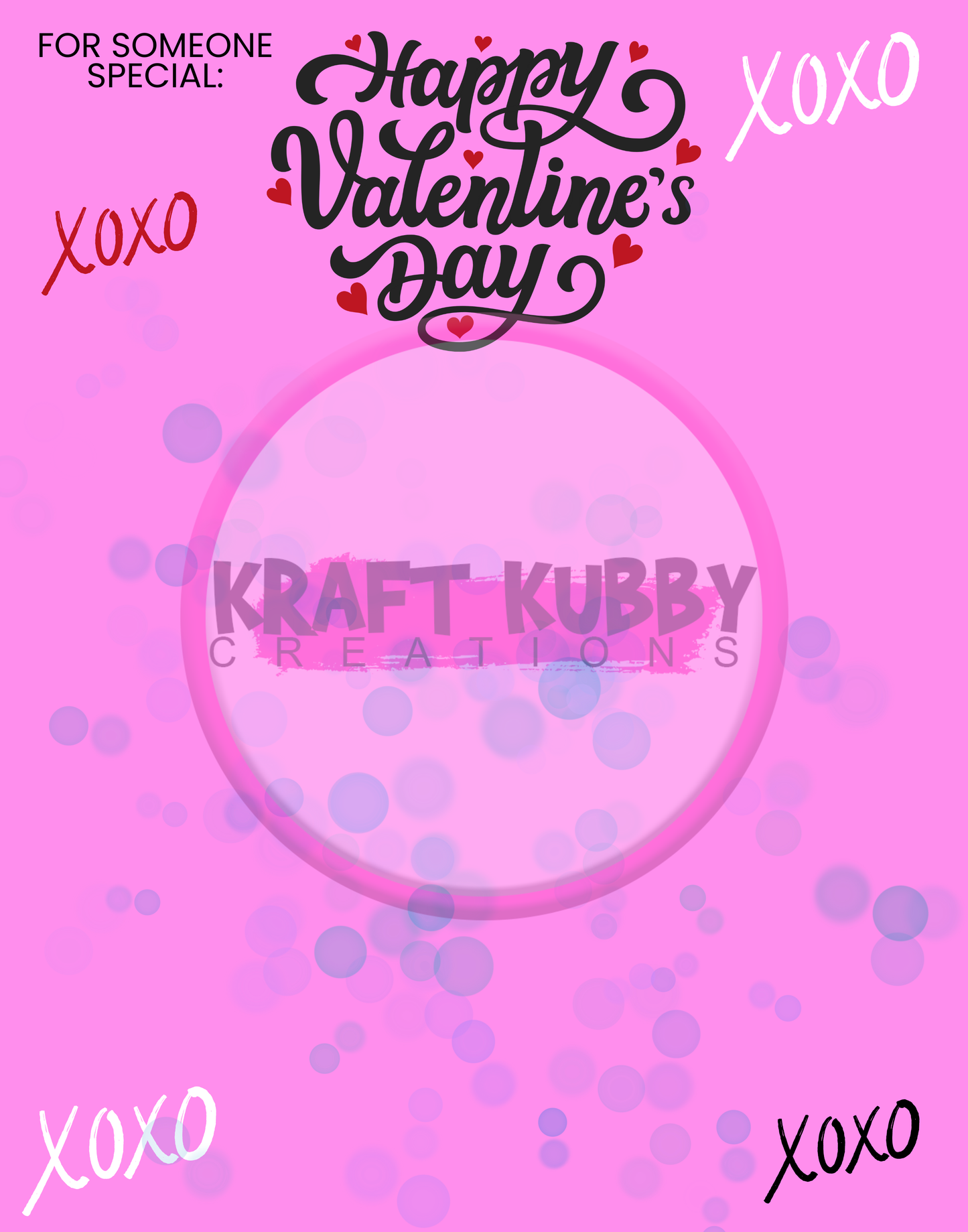 Jumbo Valentine Card Treat Templates - Digital - 11x14 inch
