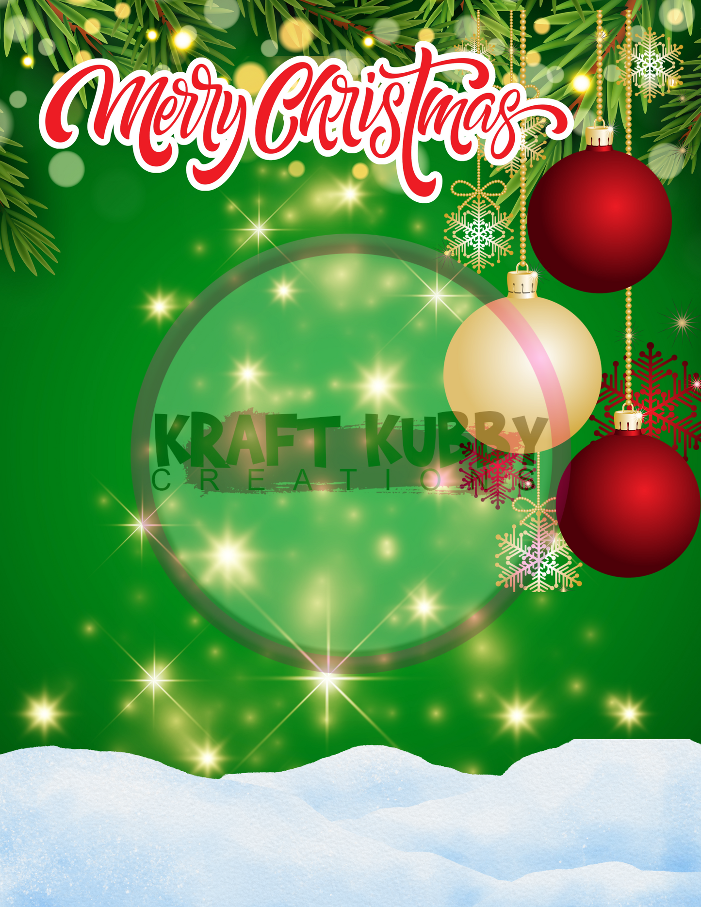 Jumbo Christmas Card Treat Templates - Digital - 8.5x11 inch