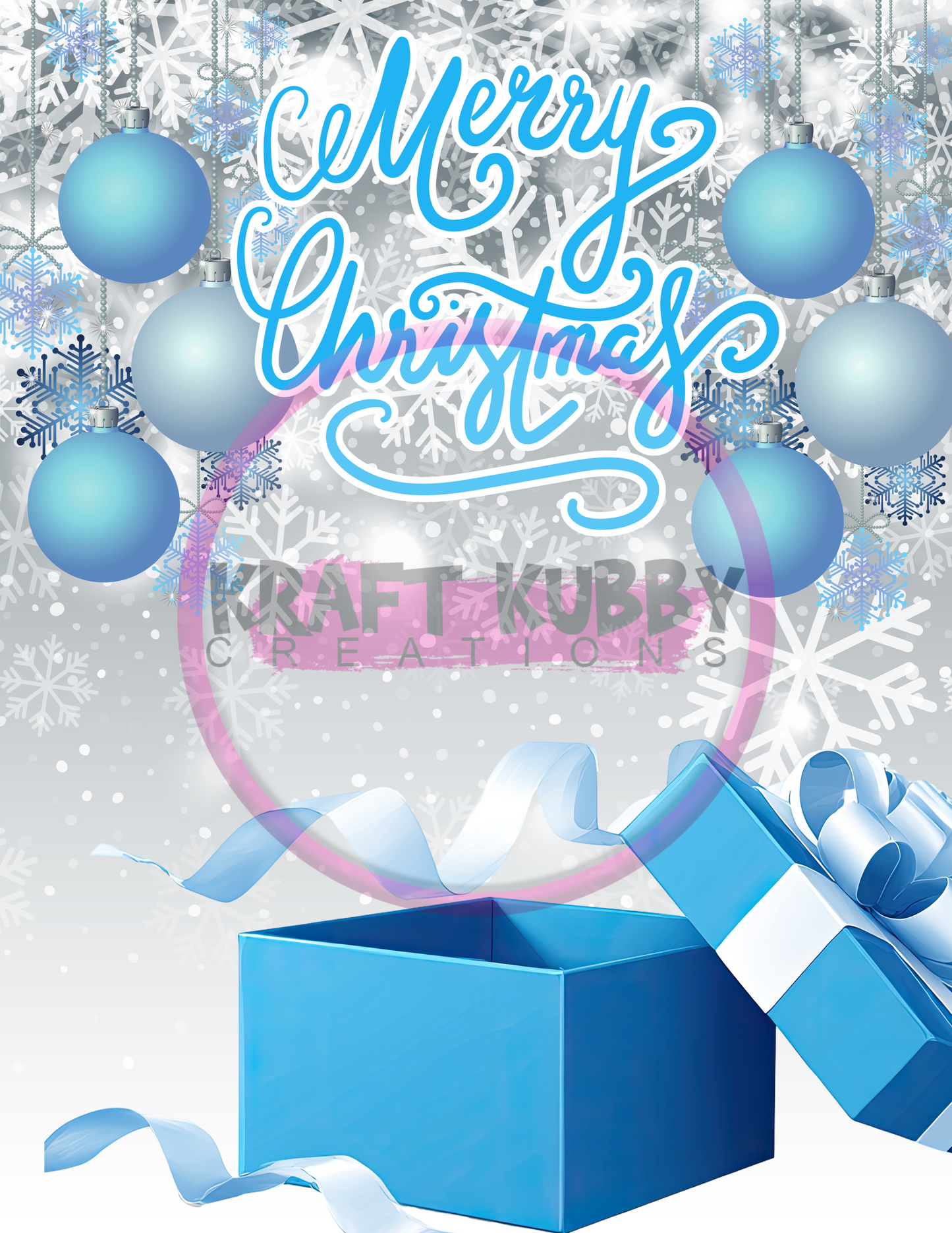 Jumbo Christmas Card Treat Templates - Digital - 8.5x11 inch