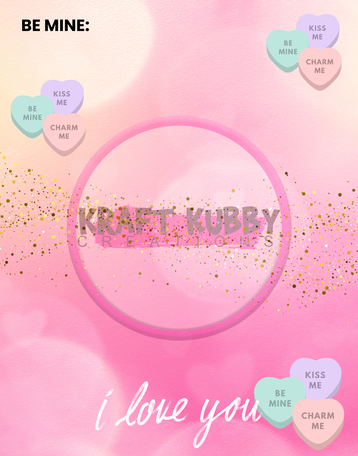 Jumbo Valentine Card Treat Templates - Digital - 11x14 inch