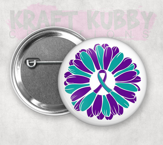 Buttons - Pinback Buttons - Domestic Violence Awareness