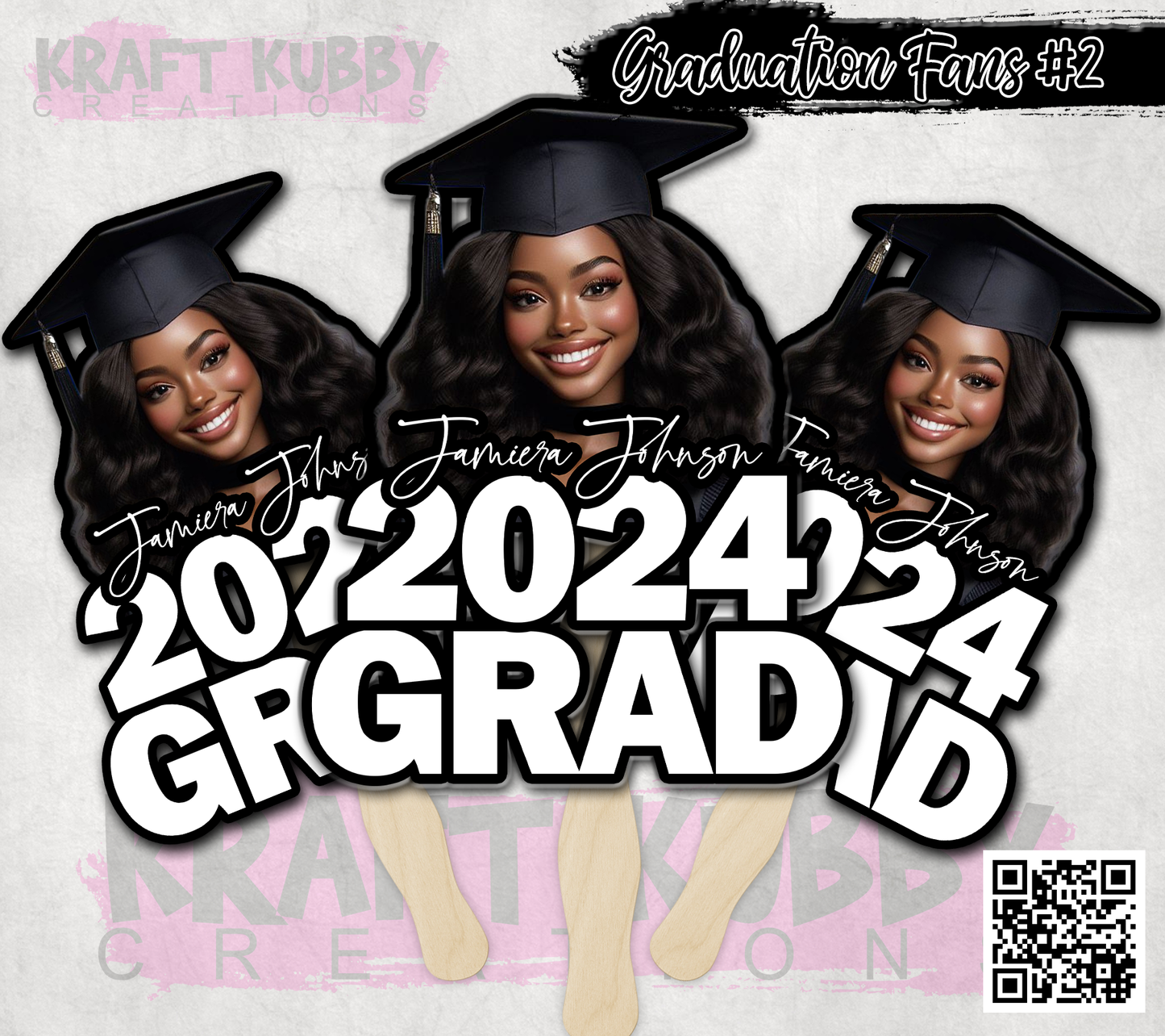 Graduation Fans (5) | School Graduation | High School Accessories | Pre-School Graduation