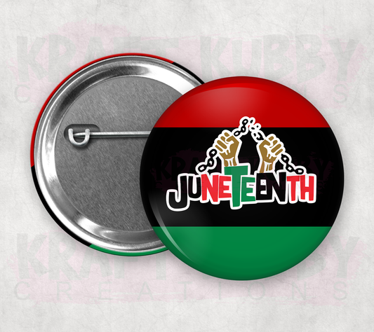 Pinback Button - Juneteenth